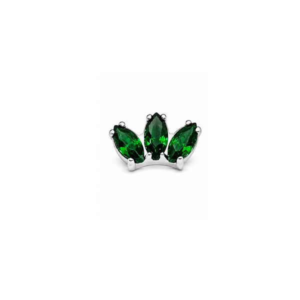 Piercing Mini navete tripla | Pratinhas