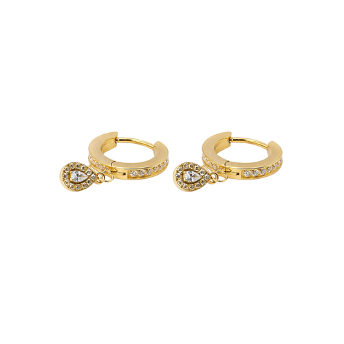 Argola Lumi Gold Titânio | Pratinhas