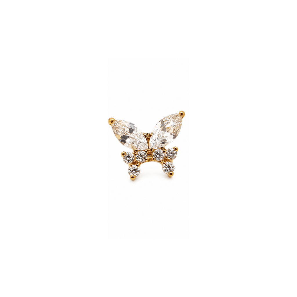 Piercing Butterfly Élégance Titânio | Pratinhas