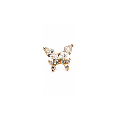 Piercing Butterfly Élégance Titânio | Pratinhas