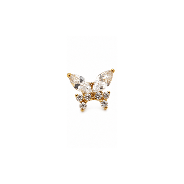 Piercing Butterfly Élégance Titânio | Pratinhas