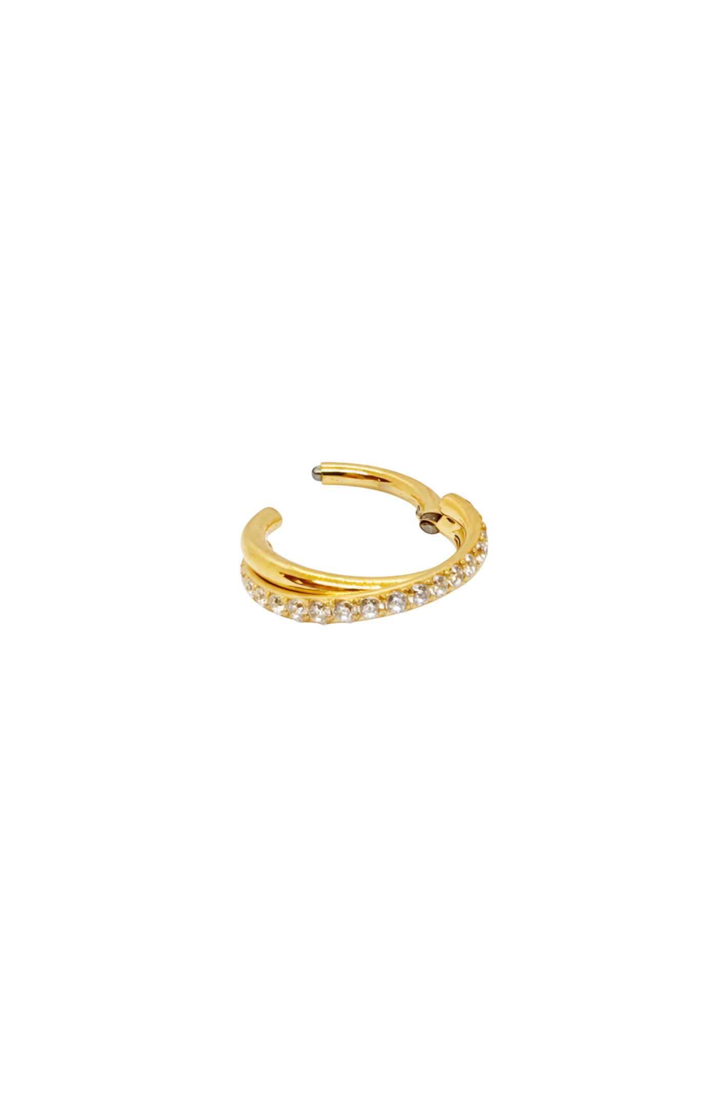 Piercing Titânio Celeste Gold 7mm e 11mm | Pratinhas