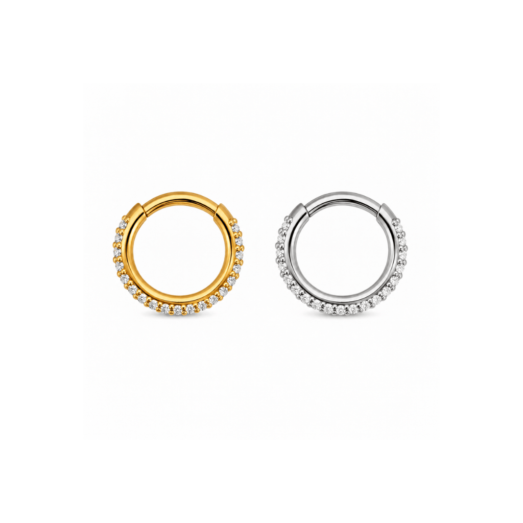 Piercing Australiano Monumental em Titânio 5mm | Pratinhas