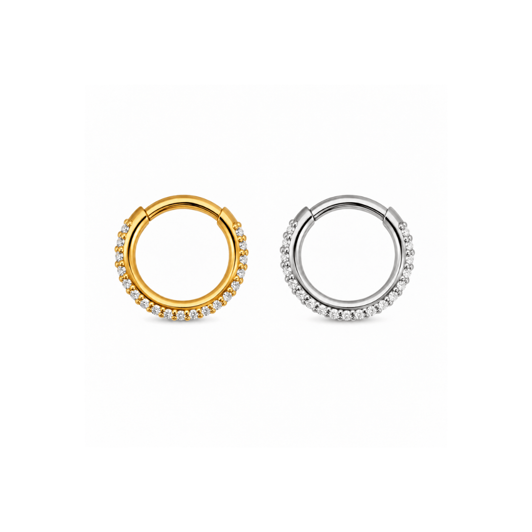 Piercing Australiano Monumental em Titânio 5mm | Pratinhas