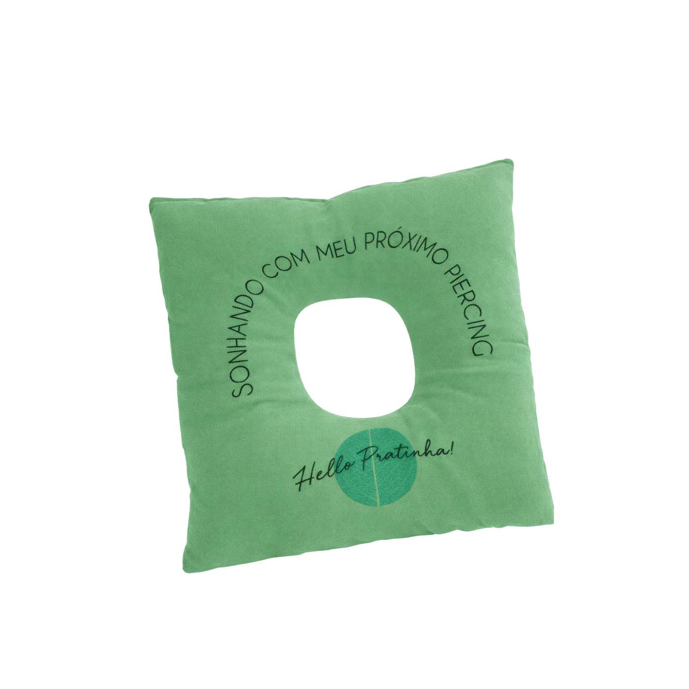 Almofada Para Piercing e Brinco Hello Pratinha