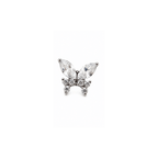 Piercing Butterfly Élégance Titânio | Pratinhas