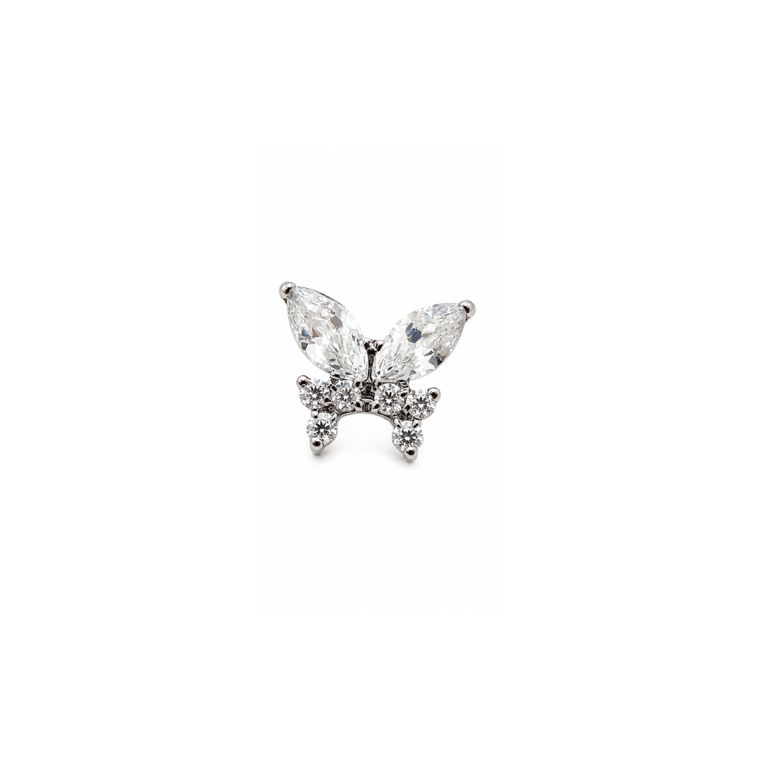 Piercing Butterfly Élégance Titânio | Pratinhas