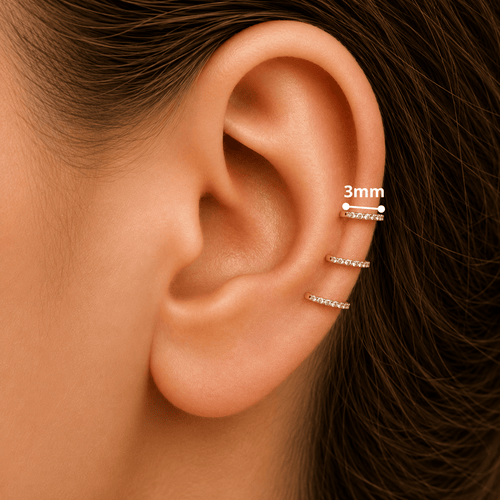 Piercings Monumental Australiano 5mm | Pratinhas