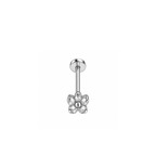 Piercing Australiano Flor 2mm | Pratinhas