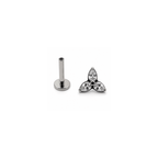 Piercing Trevo Crystal | Pratinhas