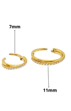 Piercing Helix Celeste Gold Titânio 7mm e 11mm | Pratinhas