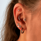 Piercing Butterfly Élégance Titânio | Pratinhas