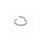 Piercing Argola Clicker Para Nariz em Titânio 0.8 Zircônias | Pratinhas
