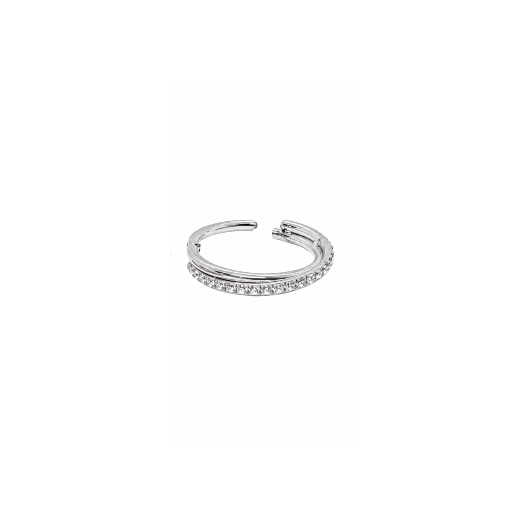 Piercing Helix Celeste Gold Titânio 7mm e 11mm | Pratinhas