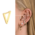 Piercing Virginia Triangulo Helix | Pratinhas