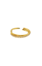 Piercing Helix Celeste Gold Titânio 7mm e 11mm | Pratinhas