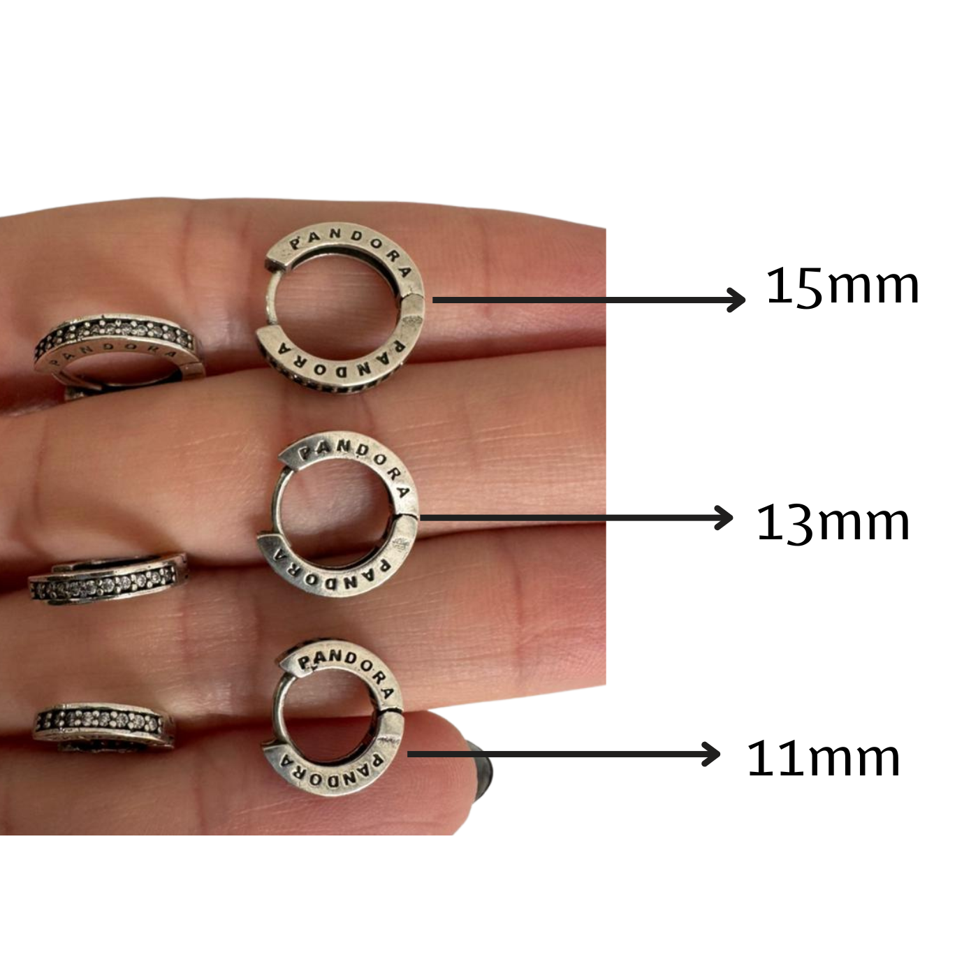 Brinco inspiração Pandora Prata 925 - Pratinhas