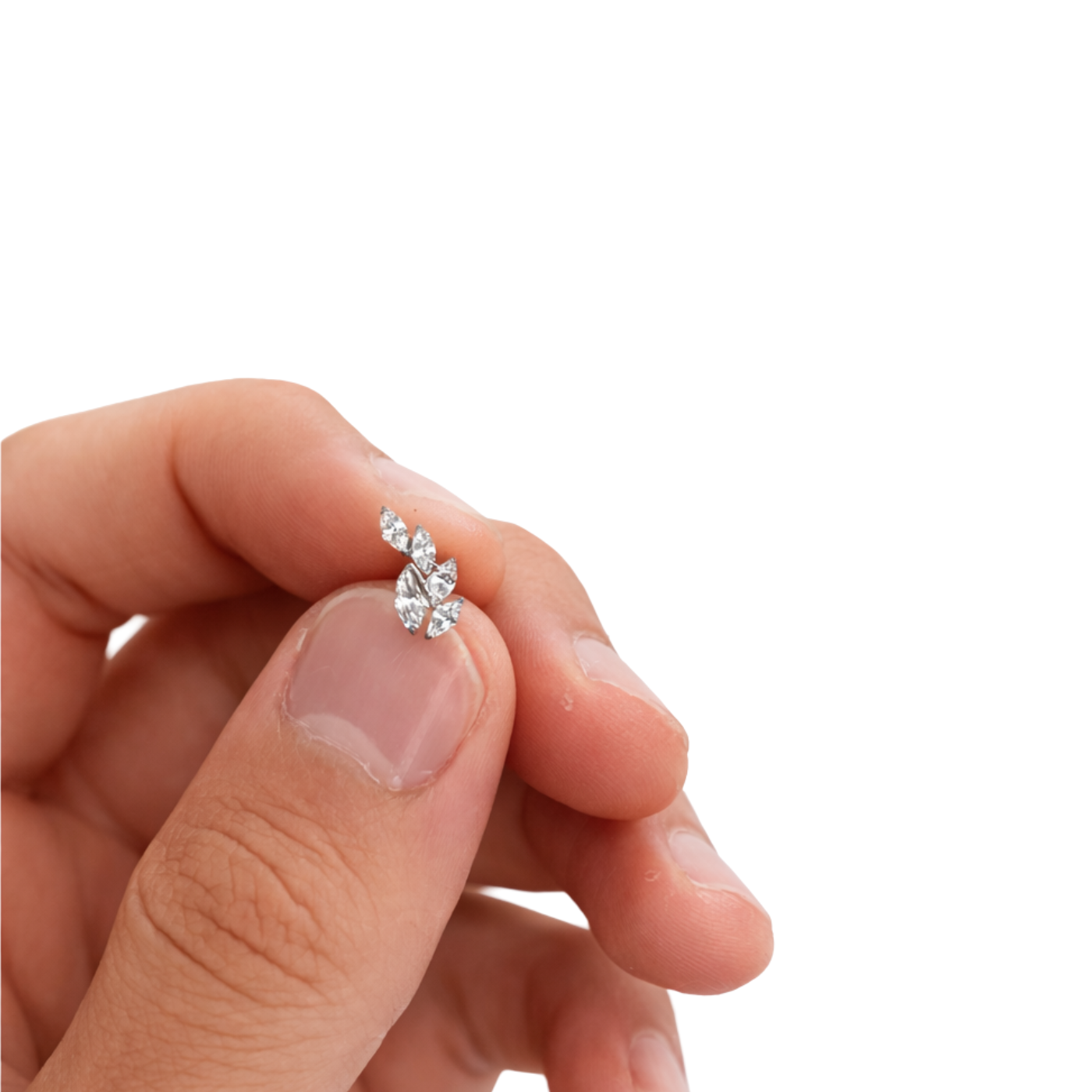 Piercing Lumière Ramo Titânio Pratinhas