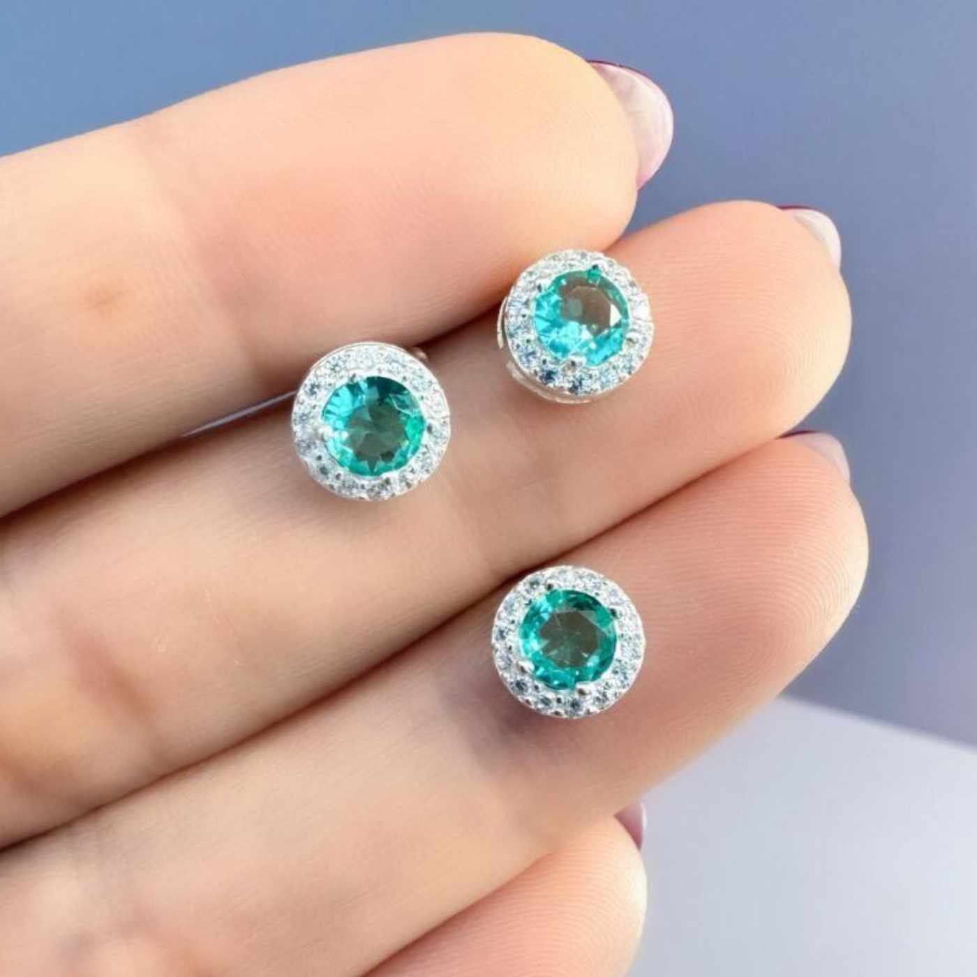 Conjunto Verde Imperial Pratinhas - Brinco + Colar Imperial