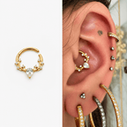 Piercing Argola Daith em Titânio | Pratinhas