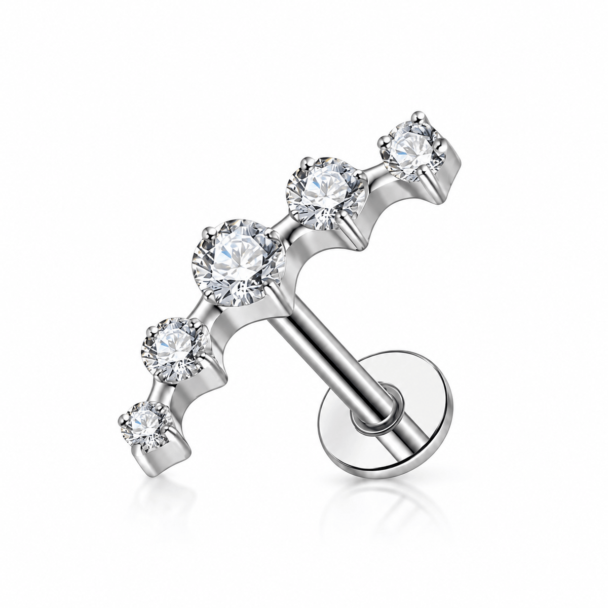 Piercing Virginia em Titânio  | Pratinhas