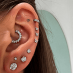 Piercing Australiano Flor Natural 5mm | Pratinhas