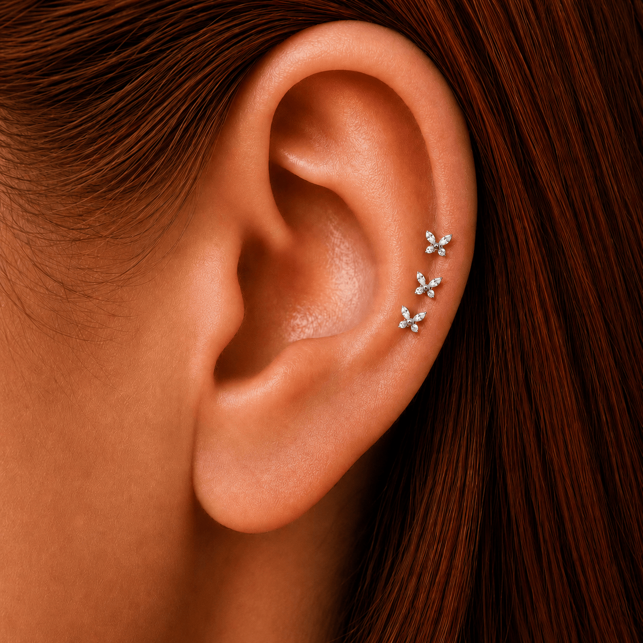 Piercing Australiano Borboleta Natural 5mm | Pratinhas