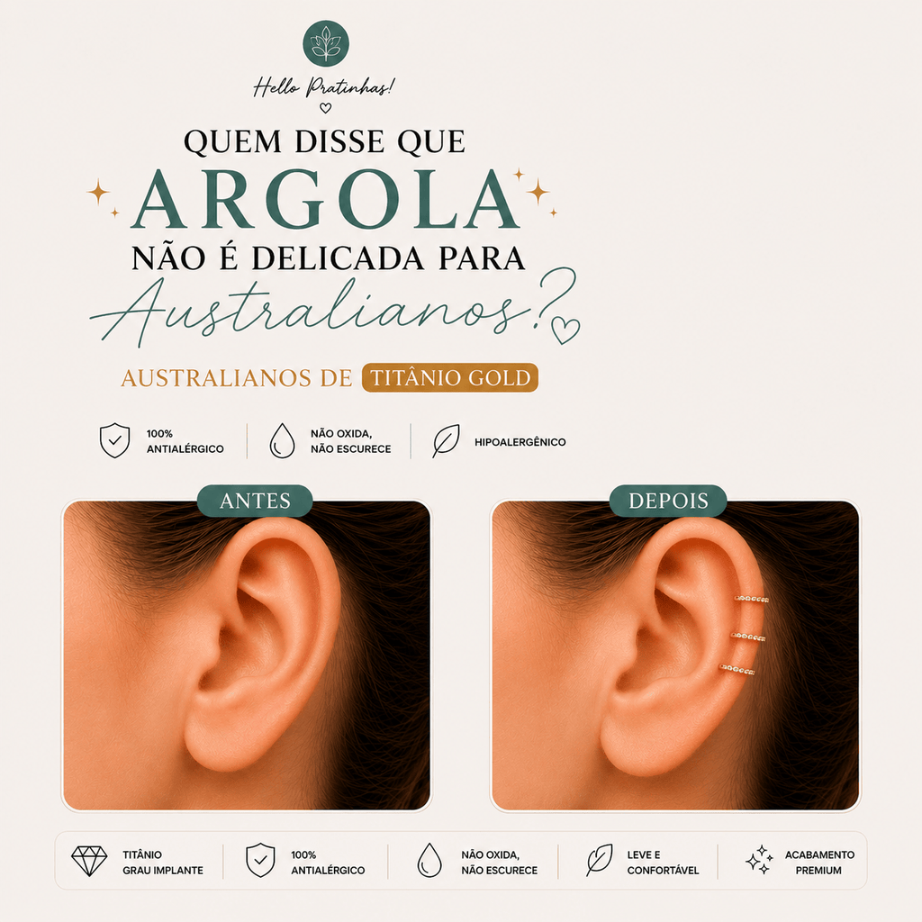 Piercings Monumental Australiano 5mm | Pratinhas