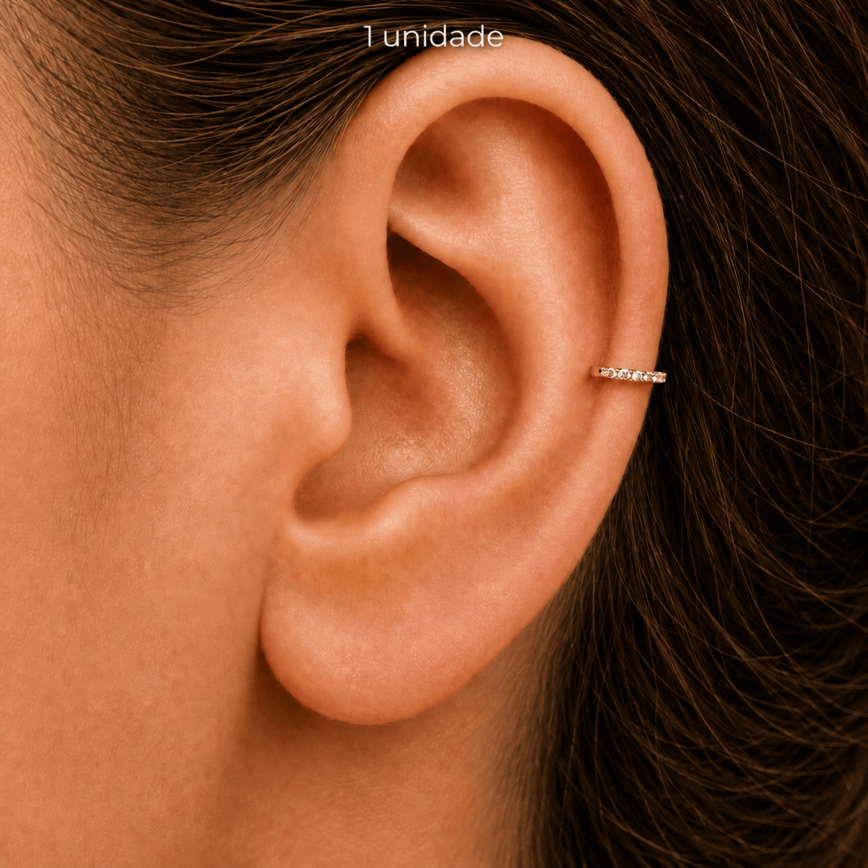 Piercing Australiano Monumental em Titânio 5mm | Pratinhas