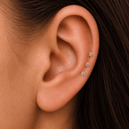 Piercing Australiano Flor 2mm | Pratinhas