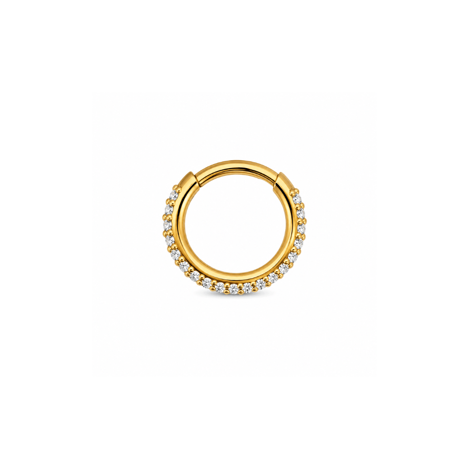 Piercing Australiano Monumental em Titânio 5mm | Pratinhas