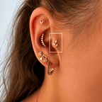 Piercing Serena Titânio | Pratinhas