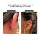 Piercing Virginia em Titânio Antialérgico | Pratinhas