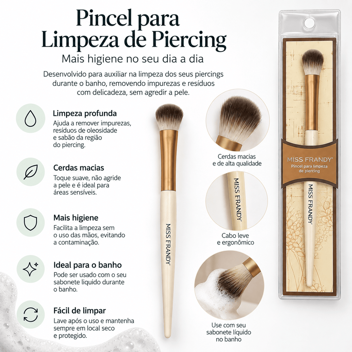 Kit Limpeza Para Piercing  | Pratinhas