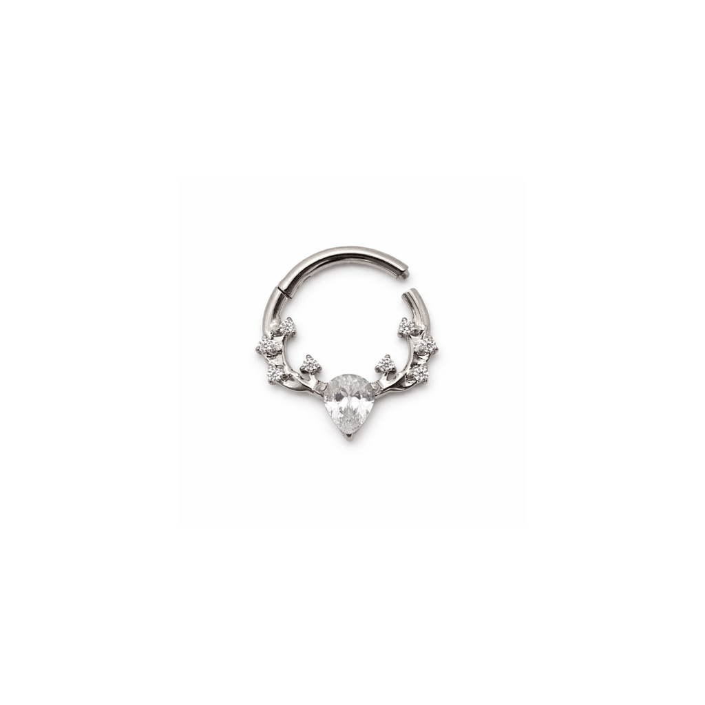 Piercing Argola Daith em Titânio Premium | Pratinhas