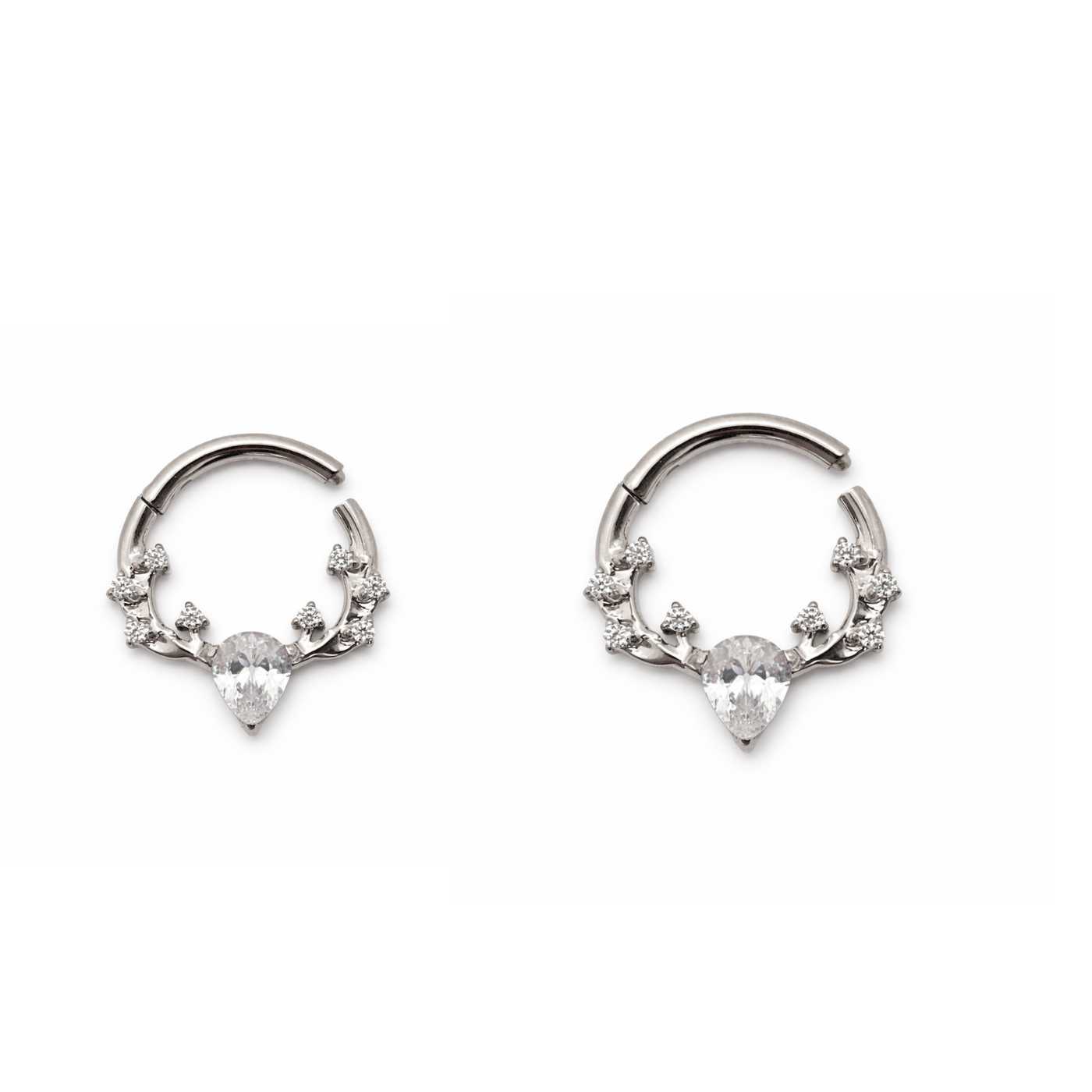 Piercing Argola Daith em Titânio Premium | Pratinhas