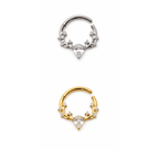 Piercing Argola Daith em Titânio Premium | Pratinhas