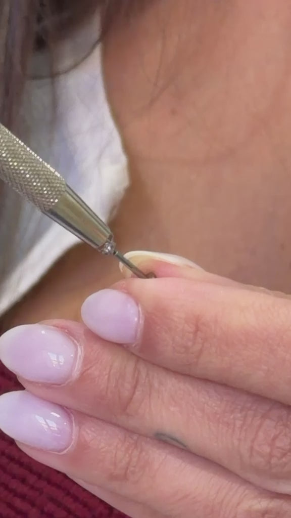 Caneta Aplicadora de Piercing em Aço Inoxidável Profissional | Pratinhas